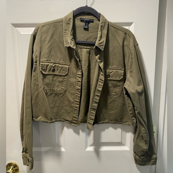 Forever 21 Cargo Jacket - Picture 1 of 4